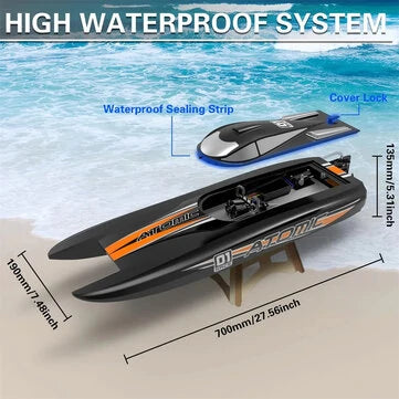 Volantexrc Brushless Atomic RTR 2.4G 792-6 RC Boat 60km/h Waterproof Reverse