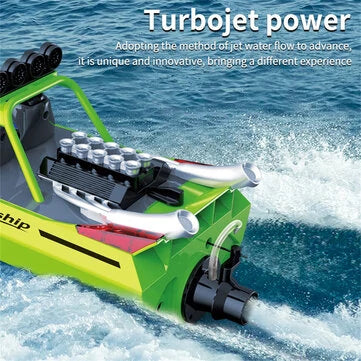 TY XIN 725 2.4G 30km/h RC Boat Jet Speedboat Capsized